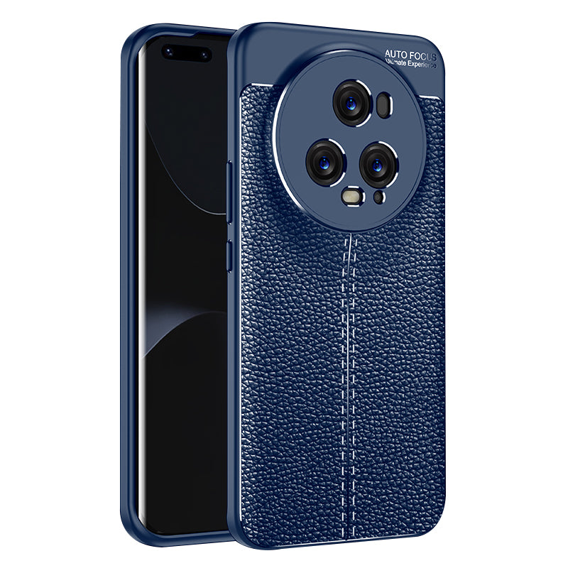 Litchi Texture Slim Case for Honor Magic5 Pro Anti-Drop TPU Phone Cover Litchi Texture Slim Case for Honor Magic5 Pro Anti-Drop TPU Phone Cover